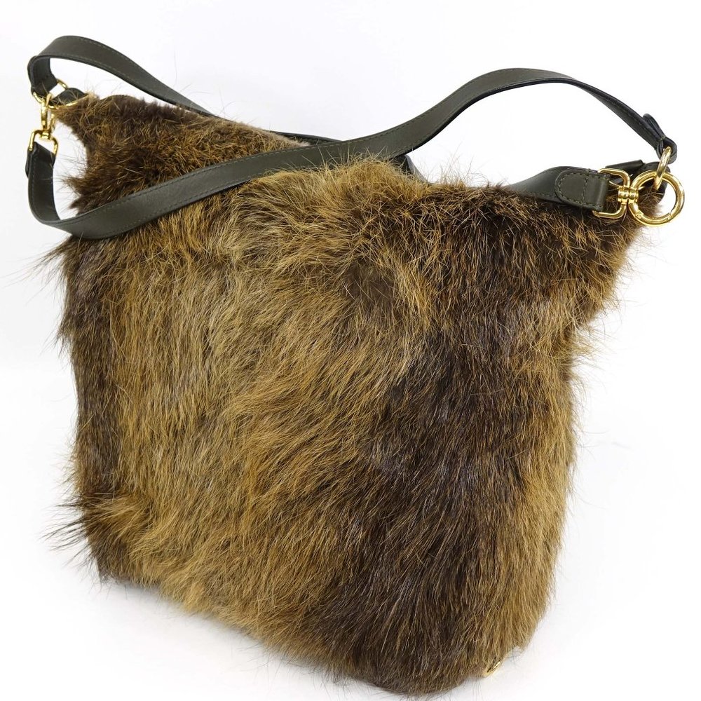 Marni Three-in-One Convertible Fur Backpack